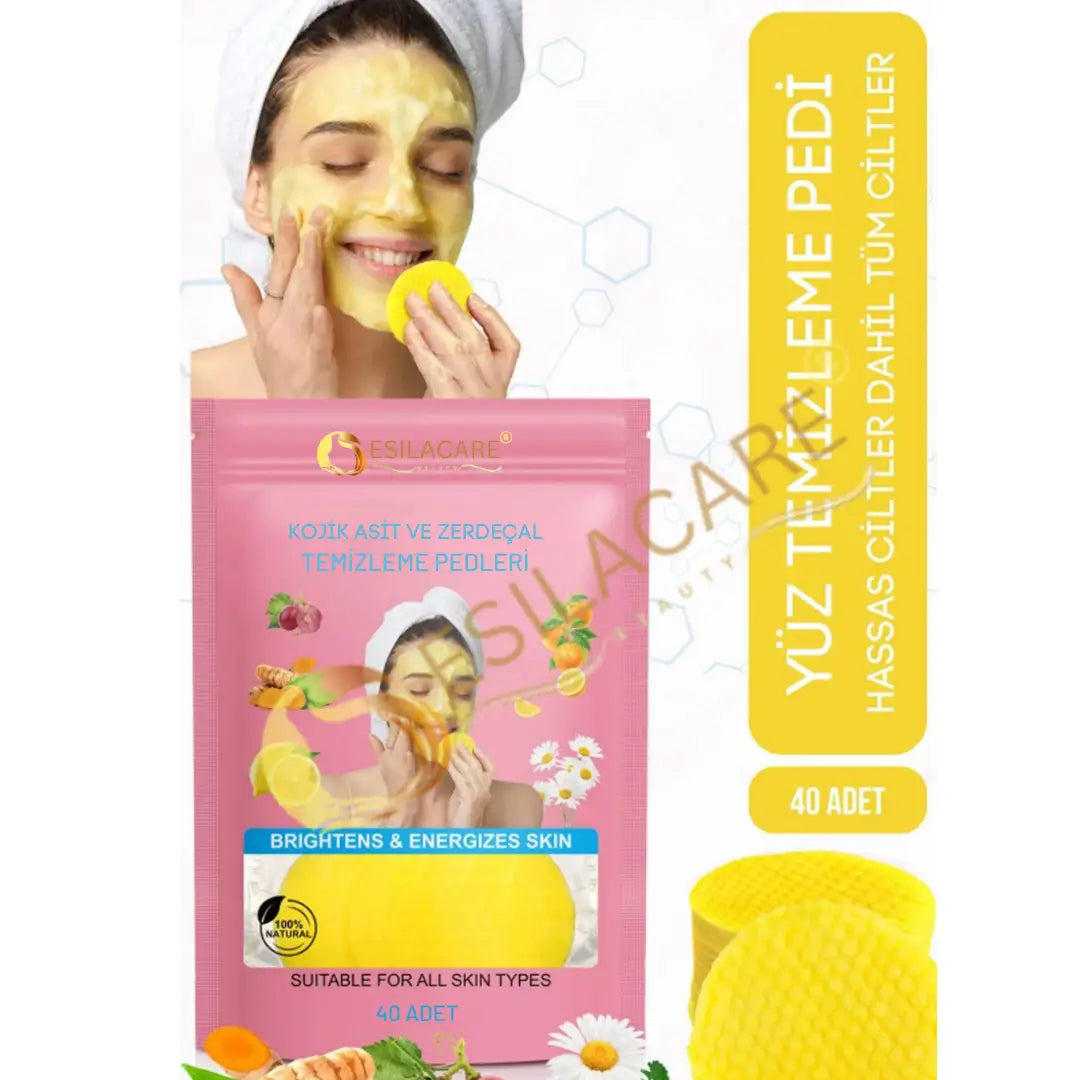 EsilaCare™ Kojik Asit & Zerdeçal Temizleme Pedleri